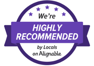 We are a HIGHLY RECOMMENDED Business by locals via alignable.com