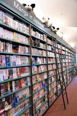 Japanese Manga Section.