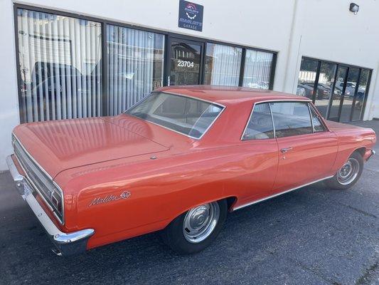 65' Chevelle SS. Came in for service.