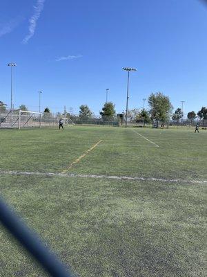 Soccer field for a league