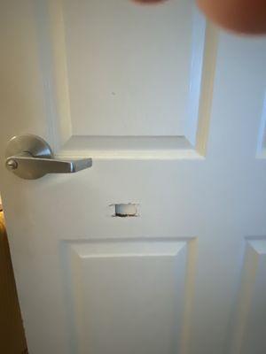 Holes in doors