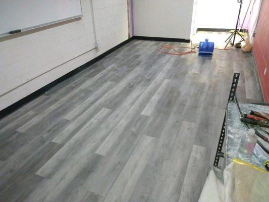 We install flooring