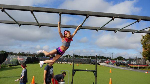 Ninja Warrior Class outside