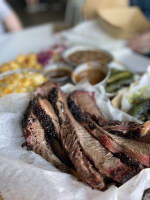 Great brisket. Good balance of flavor, a little fatty.