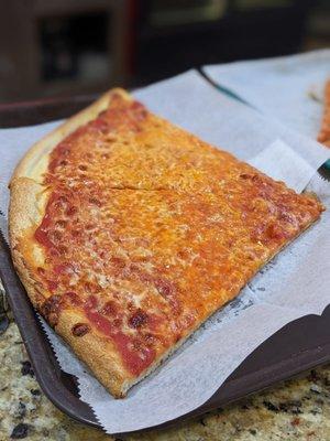 Thin crispy crust. Flavorful sauce. Perfect amount of cheese.