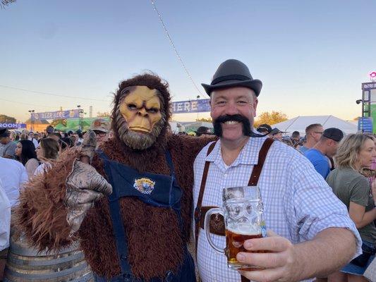 Found Bigfoot at Oktoberfest 2022.