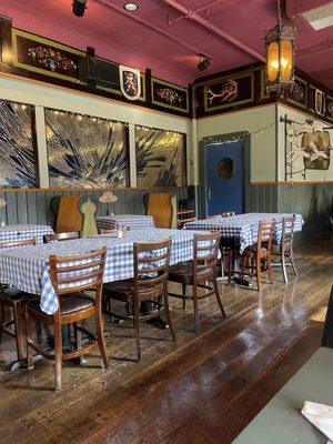 One of 3 dining room areas.