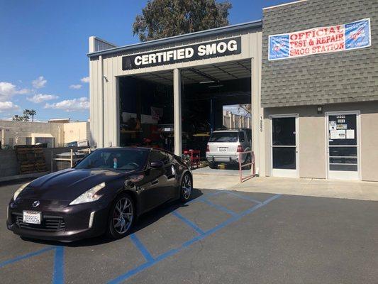 Car feeling like new thank to Certified Smog Test And Repair.