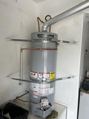 Water heater installation