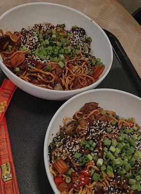 Wok stir fry noodles