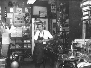 Gene Elson, current President and Founder of Penn Tool Co. Inc. 
    (Picture taken Newark NJ 1967)