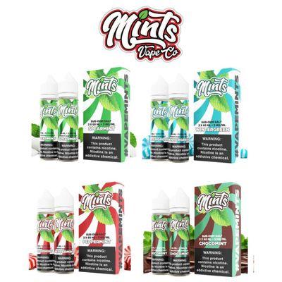 Mints E-juice we also have applemint and lemonmint for salt and freebase