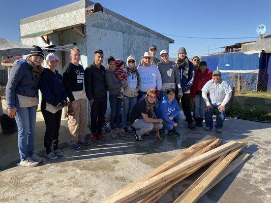 Our Nailed It Mexico Mission Trip volunteers - 2019.