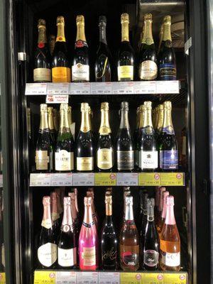 A beautiful array of champagne ummm yummy