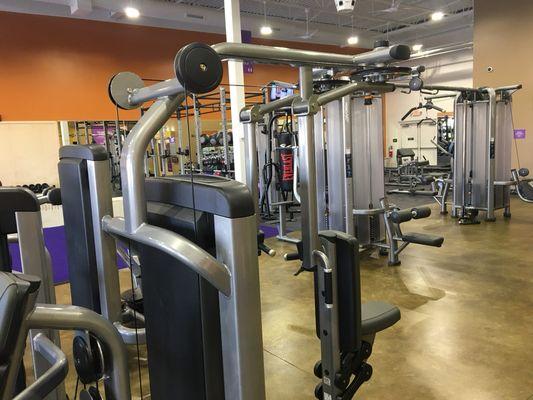 Strength machines from Life Fitness