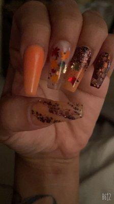 autumn nails!!