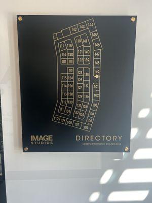 Directory map for the Suites Inside Mandy is Suite 118