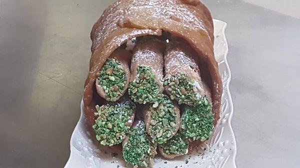 Catering Canoli shell filled with regular sized Canoli