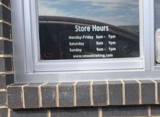 store hours