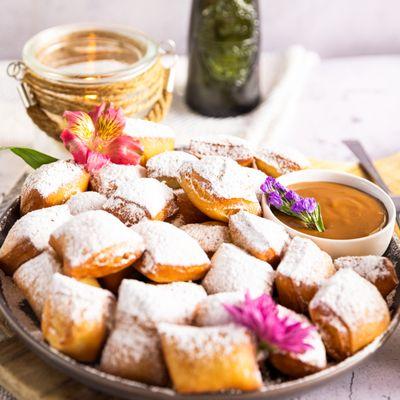 Platter of beignets