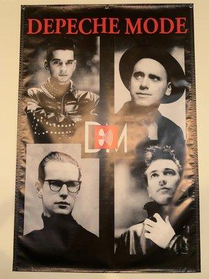 3 1/2 x 5 vinyl DEPECHE MODE Banner