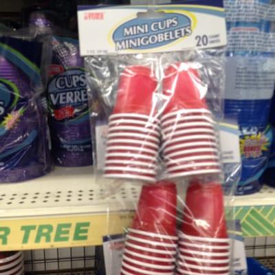 Mini red cups ~ cheapest I have found!