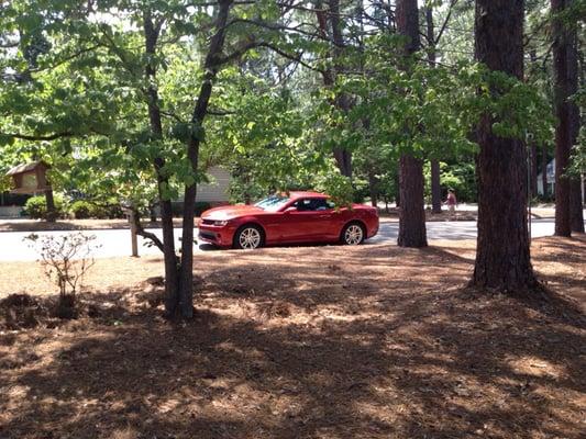 Brand new 2014 Chevy camaro RS.   Thank you Clark, the wife is totally happy!