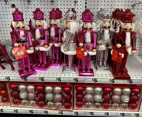 Smaller nutcrackers. I loved the color, but they all had some paint and glue issues.