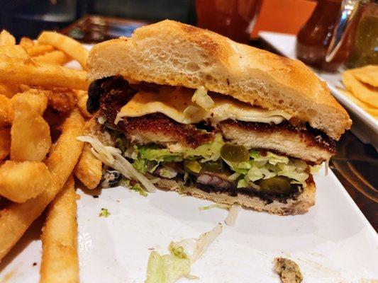 Chicken Milanesa Torta