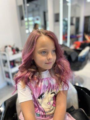 Kids fun color and styling