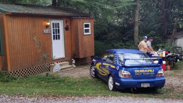 Guest staying with us in The Fishing Hole Cabin @ The Simple Life