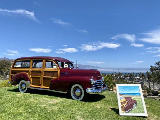 Woodies at the beach