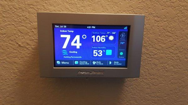 Our systems you can control your humidity and feel cool even on a Hot day.