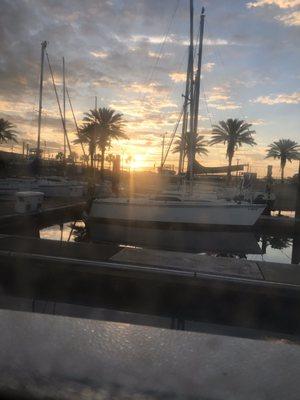 Sunrise on E dock