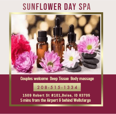 Whether it's stress, physical recovery, or a long day at work, Sunflower Day Spa has helped many clients relax in the comfort...