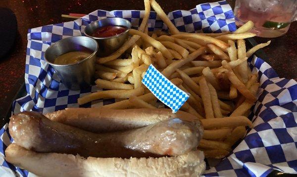 LaCrosse Brat and Fries