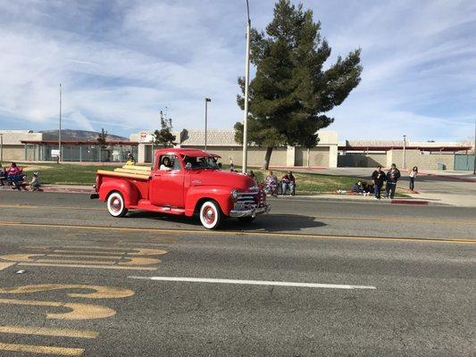 Summerwind in the background during the 2017 Christmas parade.