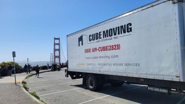 Moving From San Diego to San Francisco or back , no problem #GoldenGate #cubemovers #cubemoving