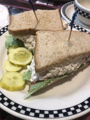 Chicken salad sandwich