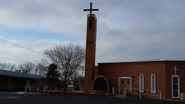 Our Lady of Sorrows Catholic Church in the town of Bernalillo