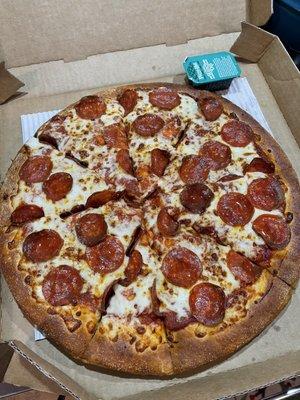 Large pizza.