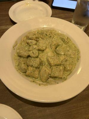 gnocchi with pesto