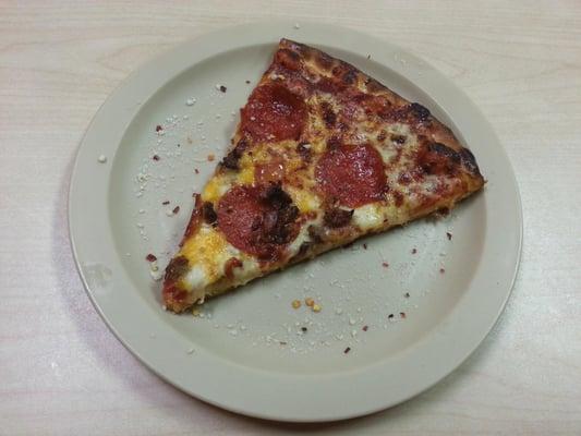 Pizza Buffet - 2 Stars - The multi-meat pizza wasn't half bad. It is a shame the toppings are so incredibly sparse.