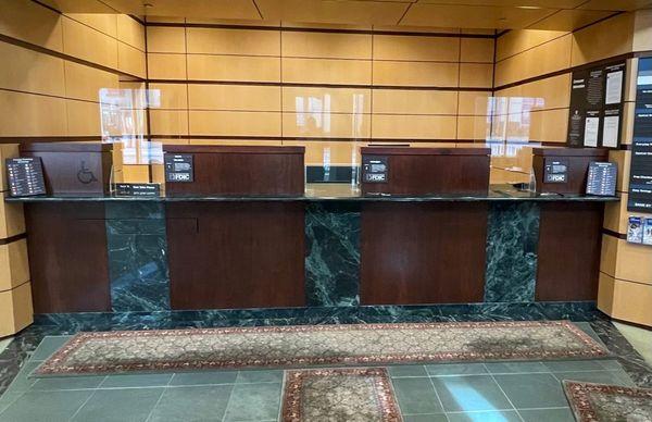 The teller line at the First American Bank Streeterville branch