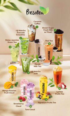 Top 12 drinks!!