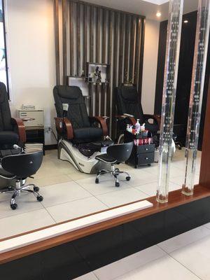 Pedicure area