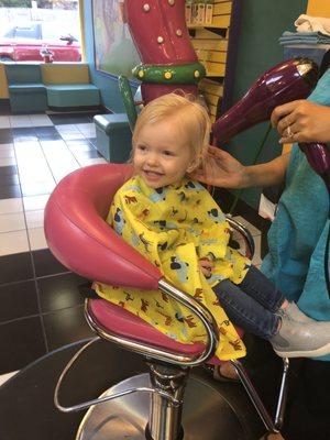 First hair cut