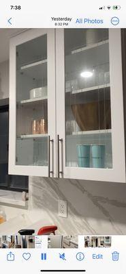 Glass cabinets