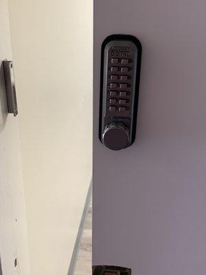 Option for Sliding door lock