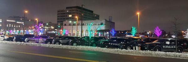 Downtown Des Plaines' beautiful holiday lights!